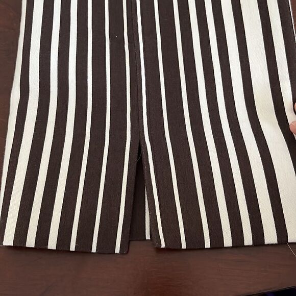 Akris Punto Bergdorf Goodman Striped Cropped side Zipper Pants Switzerland - Picture 8 of 10